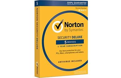 Norton Security&lt;br&gt;Deluxe Edition&lt;br&gt;1 Year Subscription&lt;br&gt;5 Devices
