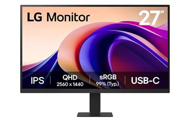 LG 27.0&quot; IPS Panel&lt;br&gt;2560x1440 Resolution&lt;br&gt;100Hz Refresh Rate&lt;br&gt;5ms Response Time&lt;br&gt;HDMI USB-C