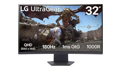 LG 31.5&quot; VA Panel&lt;br&gt;2560x1440 Resolution&lt;br&gt;180Hz Refresh Rate&lt;br&gt;1ms Response Time&lt;br&gt;HDMI DP