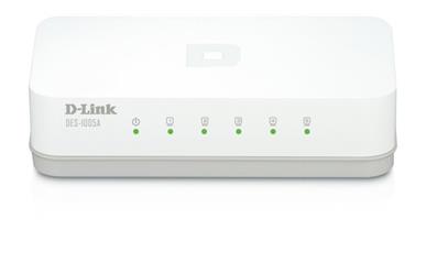 D-Link 5 Port 10/100 Unmanaged Switch