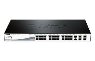 D-Link 28 Port 10/100&lt;br&gt;Web Smart PoE Switch