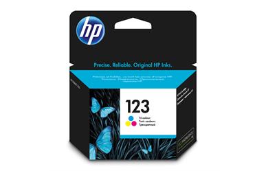 HP 123 Tri-colour Inkjet Print Cartridge