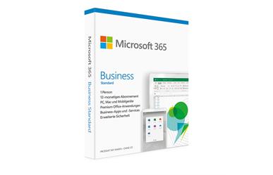 Microsoft 365 Business Std&lt;br&gt;Word Excel PowerPoint&lt;br&gt;Access Outlook Publisher&lt;br&gt;1 Year Subscription&lt;br&gt;1 User ESD