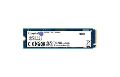Kingston NV2 SSD&lt;br&gt;500GB PCIe 4.0 NVMe&lt;br&gt;Solid State Drive&lt;br&gt;3 Year Warranty